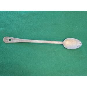Vintage set of large (1940's) serving spoon from WW II POW camp in Algona Iowa